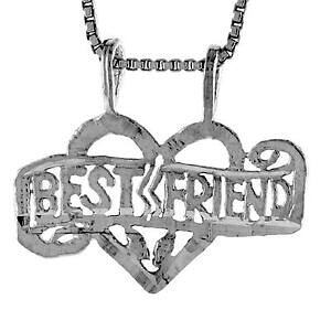 �y���������z�W���G���[�E�A�N�Z�T���[ �V���o�[�X�^�[�����O�y���_���g�u�����b�N�C�^���A�{�b�N�Xargent sterling meilleur ami mot pendentif breloque,18 italien boite