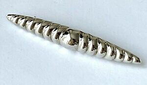 yzWG[EANZT[ Be[Wu[`oCloVo[k[broche vintage signe monet barre argente 5,2cm neuve