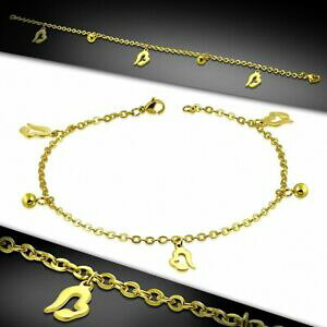 �y���������z�W���G���[�E�A�N�Z�T���[ �n�[�g�n�[�g�S�[���f���X�p�C�����X�`�[���u���X���b�gbracelet en acier dore en spirale avec coeur en forme de coeur en forme de coeur