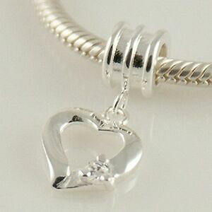 �y���������z�W���G���[�E�A�N�Z�T���[ �n�[�g�o�����^�C���\���b�h���[���s�A���V���o�[�p�[���u�����b�N�y���_���gcoeur w czlovevalentinsolide 925 argent europeen perle breloque pendentif