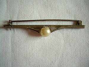 yzWG[EANZT[ p`A[WFgbroche ancienne en argent avec poincons 6 cm