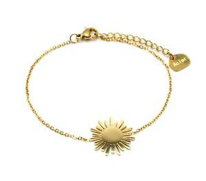 �y���������z�W���G���[�E�A�N�Z�T���[ �S�[���f���X�`�[���T���t�@�C���`�F�[���u���X���b�gbc4069f bracelet fine chaine avec soleil acier dore