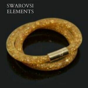 yzWG[EANZT[ XtXL[X^[_XglbNXuXbgRGcS[fX^[_Xgbracelet collier stardust resine swarovskiR elements poussieres detoiles dore