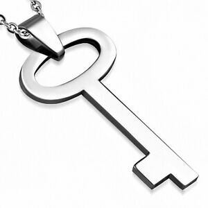 yzWG[EANZT[ XPgL[XeXX`[y_gpendentif en acier inoxydable avec cle squelette