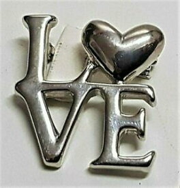 【送料無料】ジュエリー・アクセサリー ヴィンテージジュエルピンスチールbijou vintage broche love coeur heart acier steel f6