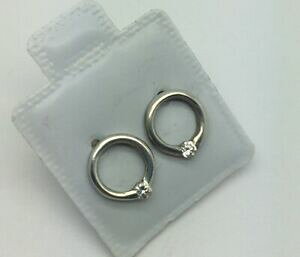 yzWG[EANZT[ COboucle doreille en argent massif livree dans un ecrin prete a rir