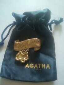 【送料無料】ジュエリー・アクセサリー シグナエアガサジュエリーブローチbroche sign?e agatha bijoux