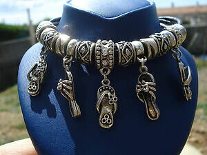 �y���������z�W���G���[�E�A�N�Z�T���[ �u���X���b�g�`���[���~���[�����^���A�[�W�����e�L���Aravissant bracelet breloquesmulesmetal argentecuir