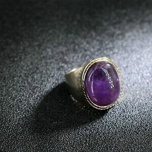 �y���������z�W���G���[�E�A�N�Z�T���[ �S�[���f�������O���[�W�I�[�o���A���W�X�g�o�C�I���b�g���[���V���v���N���Xbague dore large ovale amethyste violet mauve simple class t53 z3