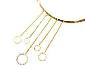 yzWG[EANZT[ }``F[S[f^XgXT[Nt@CgNlbNXcc1655e collier fine torque avec multichaines metal dore et cercles strass