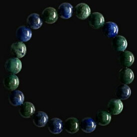 【送料無料】ジュエリー・アクセサリー アズライトマラカイトパールブレスレットbracelet azurite amp; malachite perles 8mm