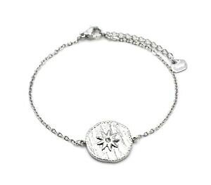 �y���������z�W���G���[�E�A�N�Z�T���[ �n���}�[�h���_���T���V���o�[�X�`�[���t�@�C���`�F�[���u���X���b�gbc3985f bracelet fine chaine avec medaille martelee soleil acier argente et