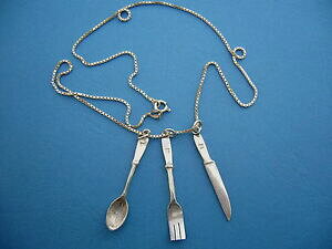 yzWG[EANZT[ ON[o[gOA[WFgp`11chaine long45 cm couverts long40 mm argentpoinconspoids9 gtbe