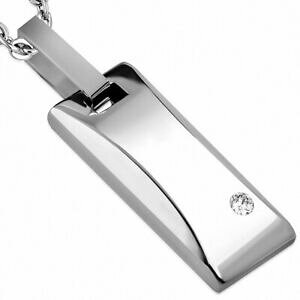 yzWG[EANZT[ ^OXeJ[oChy_gpendentif avec breloque en carbure de tungstene avec cz transparent