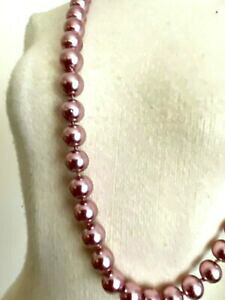 �y���������z�W���G���[�E�A�N�Z�T���[ �R���A�[���[�Y�m�C�tcollier fausse perle vieux rose neuf