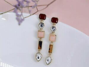 �y���������z�W���G���[�E�A�N�Z�T���[ �S�[���f���C�������O�S�[���f���W�I���g�������O���b�h���[�Y�p�^�[���X�P�[���^�[�g��boucles doreilles dore geometrique long rouge rose motif ecaille tortue xx24