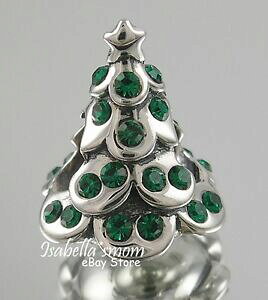 yzWG[EANZT[ NX}Xc[Vo[X^[OO[WRp[zf[z[iCP[Xnoel arbre 925 argent sterlingvert zircon vacances perle breloque neuf w et