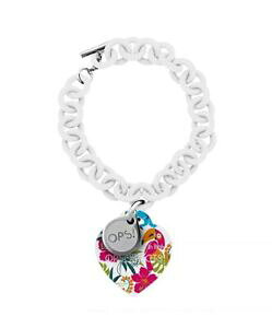yzWG[EANZT[ u`ugsJNI[VR[IWiops bracciale love tropical cuore silicone ref opsbr210nuovo originale