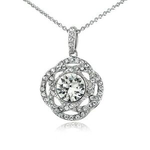 yzWG[EANZT[ uXXtXL[T[NlbNXemboites cercle collier avec elements swarovski en laiton