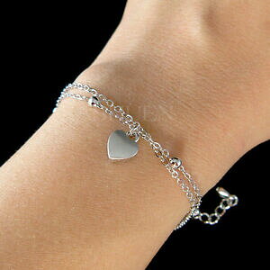 yzWG[EANZT[ fP[g~jn[guVvo^CWG[`F[uXbgdelicat mini ~ c?ur amour mere jour simple 2 bracelet chaine valentines bijoux