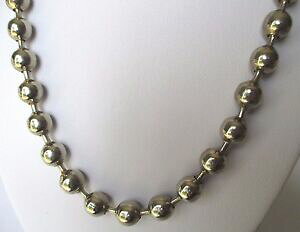 yzWG[EANZT[ Be[WlbNXr[Ycollier bijou vintage annees 1970 perles metal couleur argent poli brillant *222