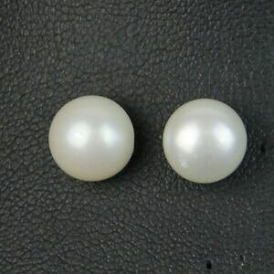 yzWG[EANZT[ COp[IuXv[gVo[zCgboucles doreilles clous perle de culture plate argent 925 blanche 10mm11mm tz3