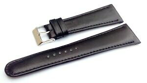 【送料無料】ジュエリー・アクセサリー ブラックカーフレザーモデルbracelet montre en cuir de veau noir modele chrono disponible de 18 a 28mm