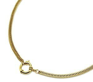 �y���������z�W���G���[�E�A�N�Z�T���[ �`�F�[���J���[�`�F�[���G���{���X�`�[���S�[���f���N���[�_�[�N���X�vcc3439 collier chaine maille emboitee acier dore fermoir mousqueton