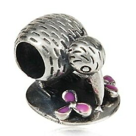 【送料無料】ジュエリー・アクセサリー スターリングシルバーキウイバードビーズヨーロッパチャームブレスレットs2818 sterling silver kiwi bird bead for european charm bracelet