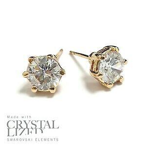 yzWG[EANZT[ sAXtXL[NX^[YS[hbLEFfBOX^bhCOpure swarovski elements crystal 18krgp rose gold plated wedding stud earrings