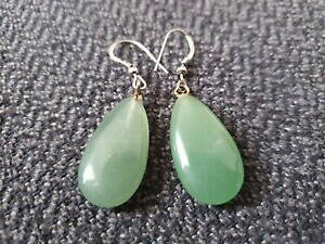 �y���������z�W���G���[�E�A�N�Z�T���[ �C�������Osilver earrings with green stone