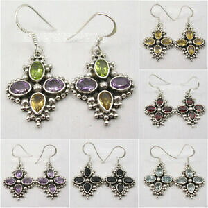 yzWG[EANZT[ Vo[CO}`Xg[925 silver oxdz tribal earrings multistones amp; select other gemstones your choice