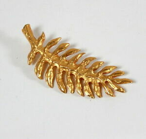 yzWG[EANZT[ u[`grande broche feuille doree