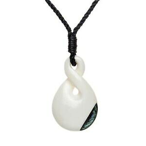 �y���������z�W���G���[�E�A�N�Z�T���[ �s�R���A�{�[���n���h�y���_���g�l�b�N���X�p�E�A�V�F��81stgeneration pikorua bone collier pendentif sculpte a la main avec paua shell