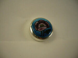 �y���������z�W���G���[�E�A�N�Z�T���[ �J�n�f�v���^�R���G�X�^���p�h�A���f�t���[��caja de plata, con estampado en de flor