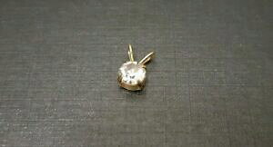 yzWG[EANZT[ WRjEy_gbL}Egp`petit pendentif ancien zirconium monture plaque or pas de poincon xxeme