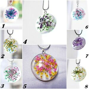 yzWG[EANZT[ `F[KX{[lbNXveritable fleur petales chaine boule de verre transparent fleur collier