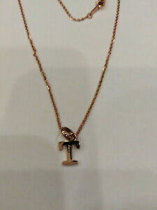 yzWG[EANZT[ uU[YEFClbNX[YX`[iCbrosway, collier 45cm avec lettre initiale t en acier roses , neuf