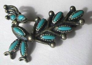 �y���������z�W���G���[�E�A�N�Z�T���[ �u���[�`���g���V���o�[�J���[�t�������^�^�[�R�C�Ypetite broche bijou retro paon couleur argent signe florenta turquoise 3429