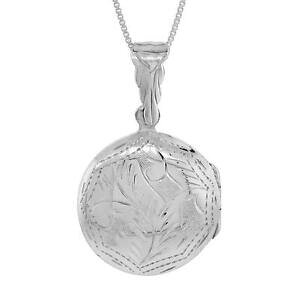 �y���������z�W���G���[�E�A�N�Z�T���[ �V���o�[�X�^�[�����O�n���h���E���h���_���I���y���_���g�u�����b�N�C���`�C�^���A�{�b�N�Xargent sterling main grave rond medaillon pendentif breloque, 18 italien