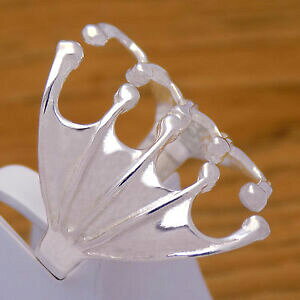 �y���������z�W���G���[�E�A�N�Z�T���[ ���B���e�[�W�\���b�h�X�^�[�����O�V���o�[vintage solid 925 sterling silver stunning h2o just add water mermaid tail ring