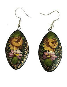 �y���������z�W���G���[�E�A�N�Z�T���[ �p���N�C�������O�Z���o�N���t�gboucles doreilles palekh fabrication artisanale realise par serova