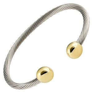yzWG[EANZT[ uXbgStnCp[}OlbgXeXC[S[hGh magnetic bracelet golf high power magnets pain stainless steel wire gold end