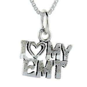 yzWG[EANZT[ Vo[X^[O[hy_gubNC^A{bNXargent sterling i love my emt mot pendentif breloque,18 italien box