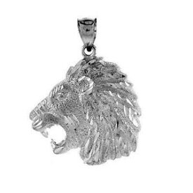 【送料無料】ジュエリー・アクセサリー グラムシルバースターリングライオンヘッドグランドペンダント56 grammes argent sterling lion s tete grand pendentif