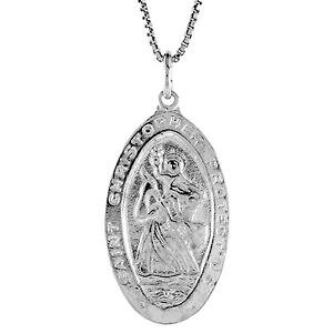 yzWG[EANZT[ Vo[}bVtZgNXgt@[_y_gubNC^Aargent massif saint christopher medaille pendentif breloque,18 italien