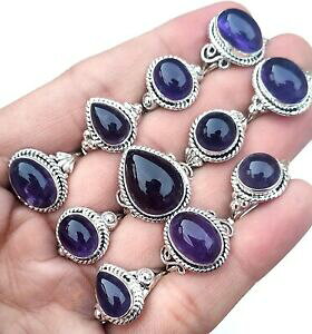 yzWG[EANZT[ i`AWXgVo[bLOWG[fUCi[bgnatural amethyst 925 silver plated gemstone rings jewelry designer whole lot