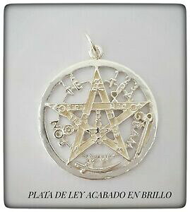yzWG[EANZT[ X^[OVo[egO}gy^OEBbJv^925 sterling silver tetragrammaton pentagram pagan wiccan pendant plata esoteric