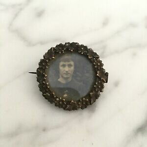 【送料無料】ジュエリー・アクセサリー ドアアンティークフレンチブローチbroche ancienne porte photo 1900 antique french brooch