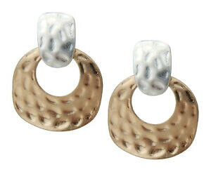 �y���������z�W���G���[�E�A�N�Z�T���[ �G���W�����e�C�������O�V���o�[�r�R���[���W�I�O�[�W�����N���I�[���r�R���[��ella jonte boucles doreilles argent or bicolore geo goujon creoles bicolore